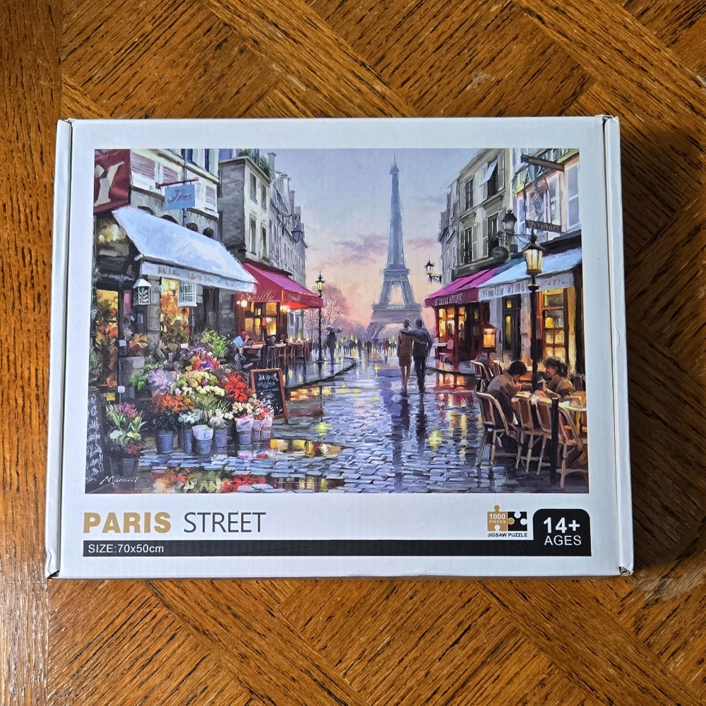 Paris Street Puzzle 1000 Pieces Size 70x50 CM